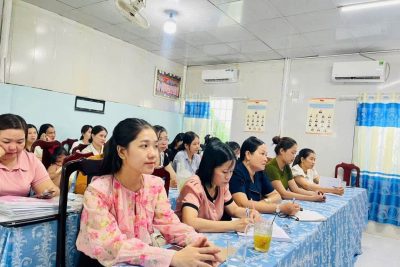 Trường Mầm non Vĩnh Phong tham gia học tập, quán triệt các chuyên đề bồi dưỡng lý luận chính trị hè năm 2026