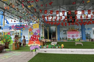 Giáo viên Trường Mầm non Vĩnh Phong tham gia hội thi giáo viên dạy giỏi cấp tỉnh