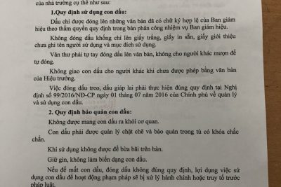 Trường Mẫu giáo Vĩnh Phong   thông báo.