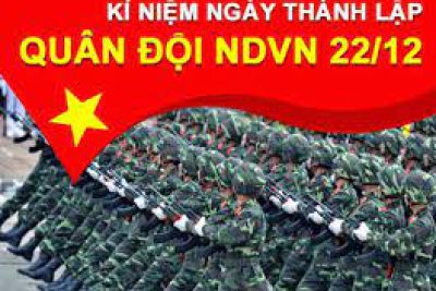 KẾ HOẠCH  Tổ chức hoạt động kỷ niệm 76 năm ngày thành lập Quân đội nhân dân Việt Nam (22/12/1944 – 22/12/2020)