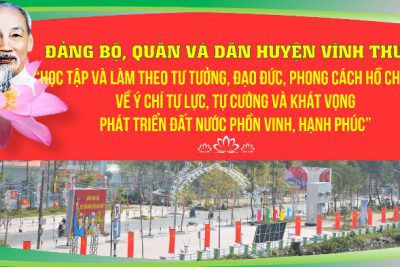 Tuyên truyền gớp phần thực hiện việc học tập và làm theo tư tưởng phong cách Hồ Chí Minh ( Kỷ niệm 73 năm ngày Bác Hồ ra lời kêu gọi thi đua yêu nước)